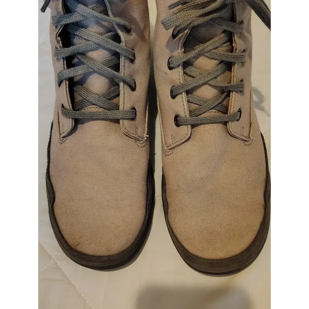 SOREL Men's Canvas Lace Up Boots Beige Khaki NM1688-023 Size 11 Vintage Style